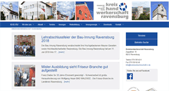 Desktop Screenshot of kreishandwerkerschaft-rv.de