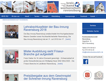 Tablet Screenshot of kreishandwerkerschaft-rv.de
